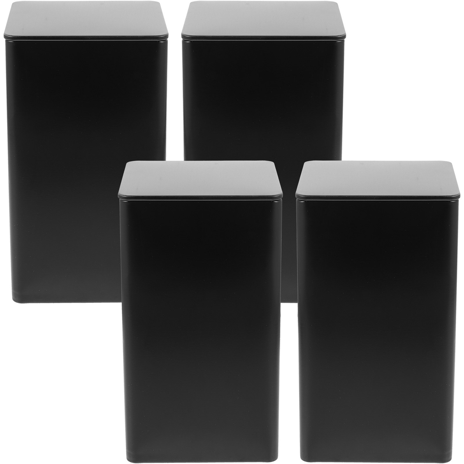 4Pcs Storage Jars Tinplate Box - Coffee Tea Box 评论和价格
