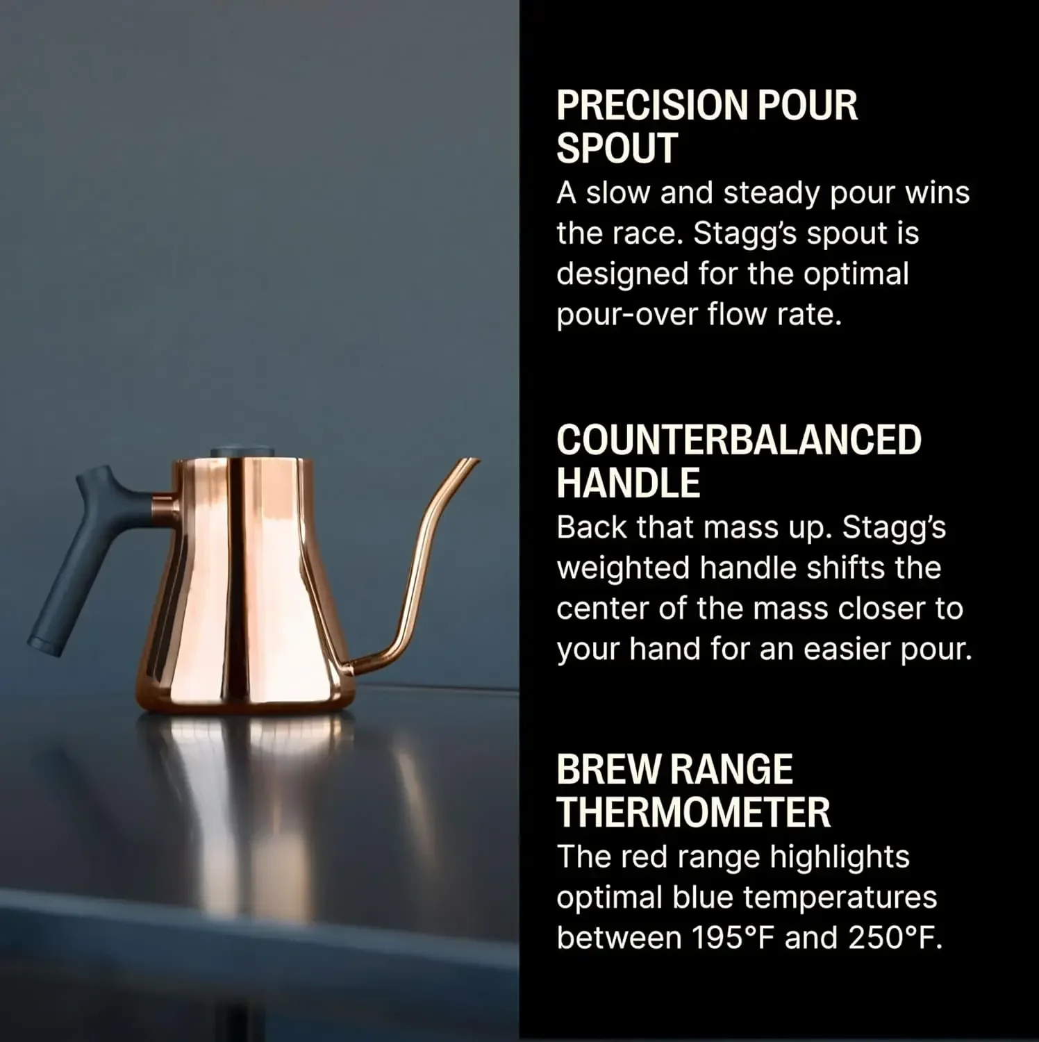 XMSJ.Stagg Stovetop Pour-Over  - Coffee Tea Pots 评论和价格