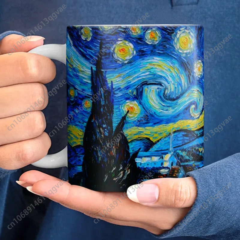 The Starry Night mugs 11oz  Ce - Coffee Tea Van 评论和价格