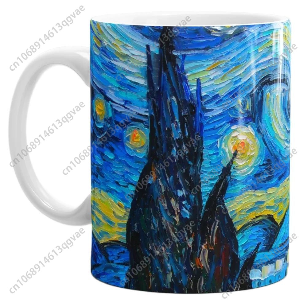 The Starry Night mugs 11oz  Ce - Coffee Tea Van 评论和价格