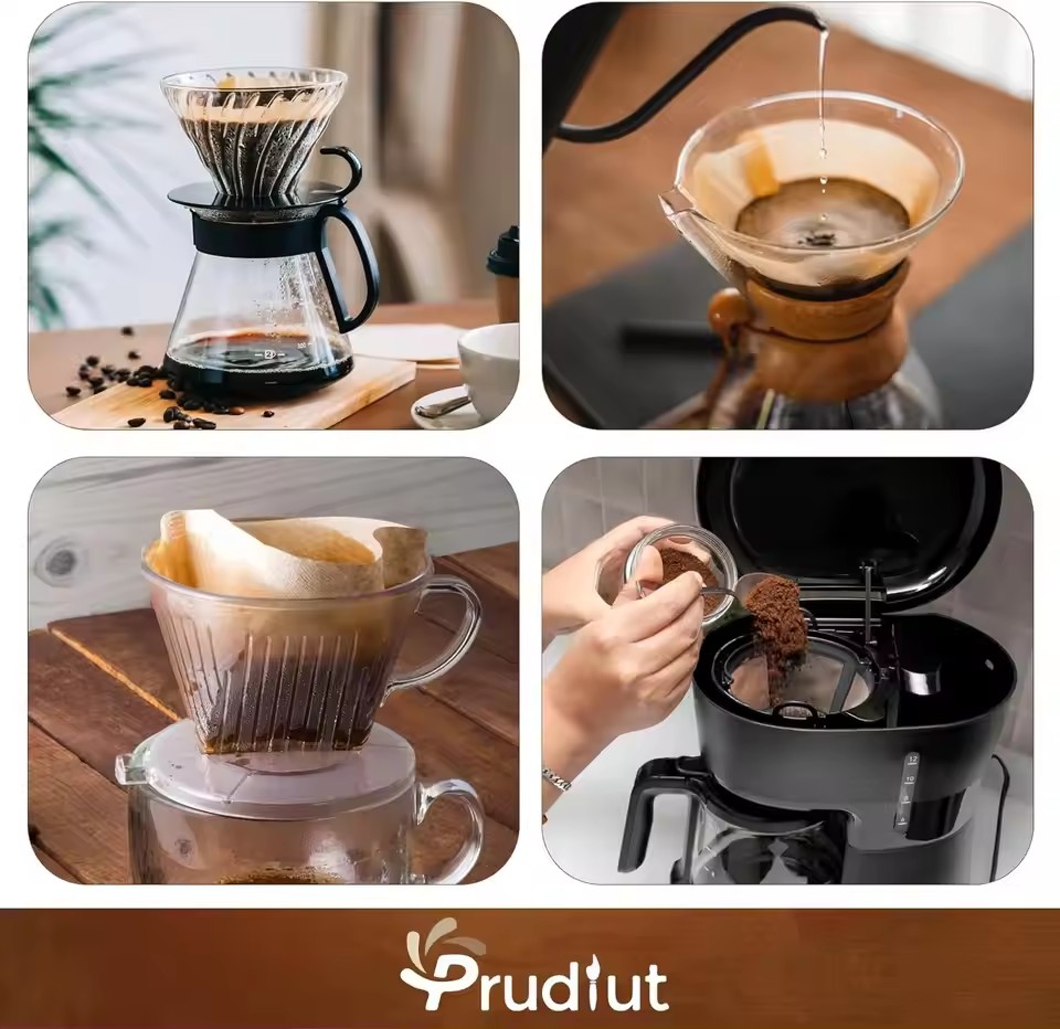 50pcs/set Log Pulp Paper Coffe - Coffee Tea Bags 评论和价格