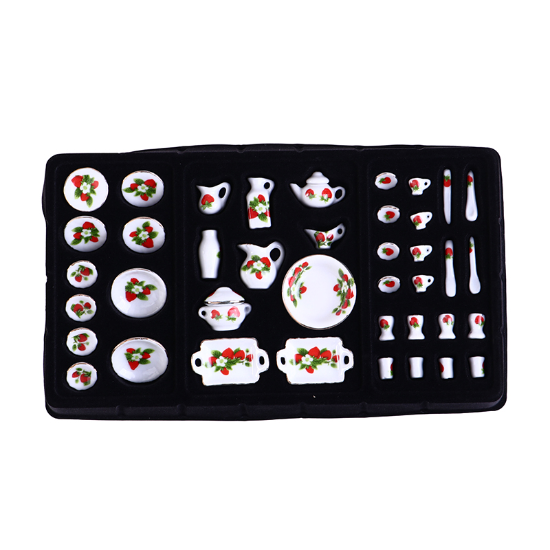 1 Set 1:12 Miniature Doll Hous - Coffee Tea Catering 评论和价格