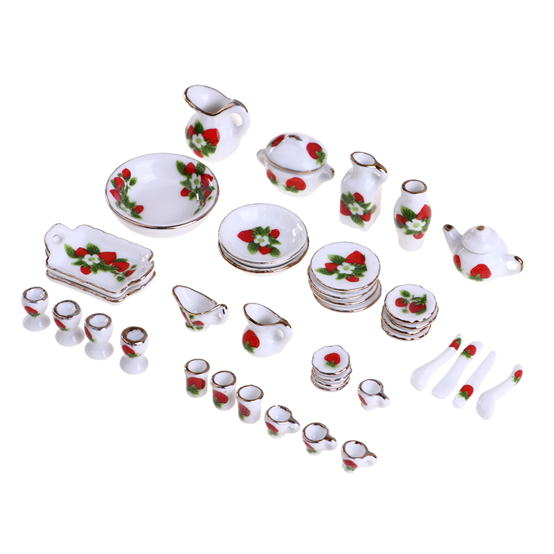 1 Set 1:12 Miniature Doll Hous - Coffee Tea Catering 评论和价格
