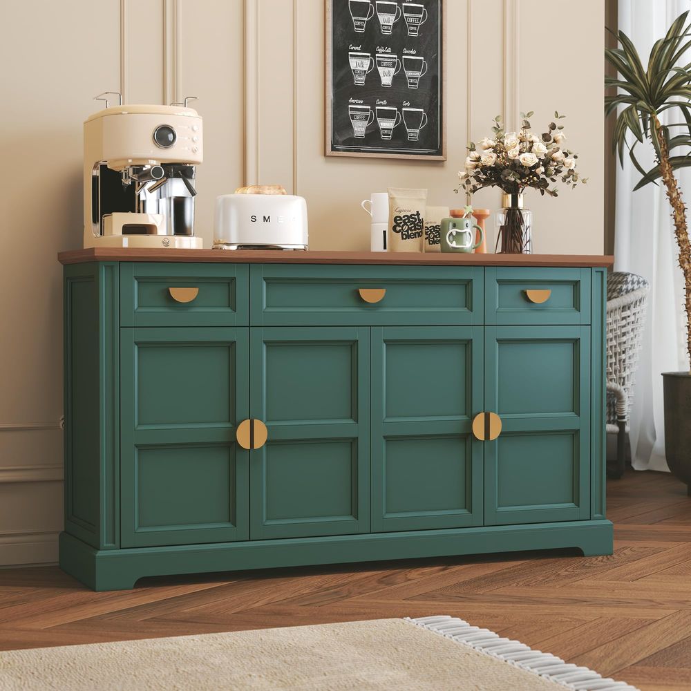 60 Large Buffet Sideboard Cabi - Coffee & Tea Garden Lincoln Menu 评论和价格