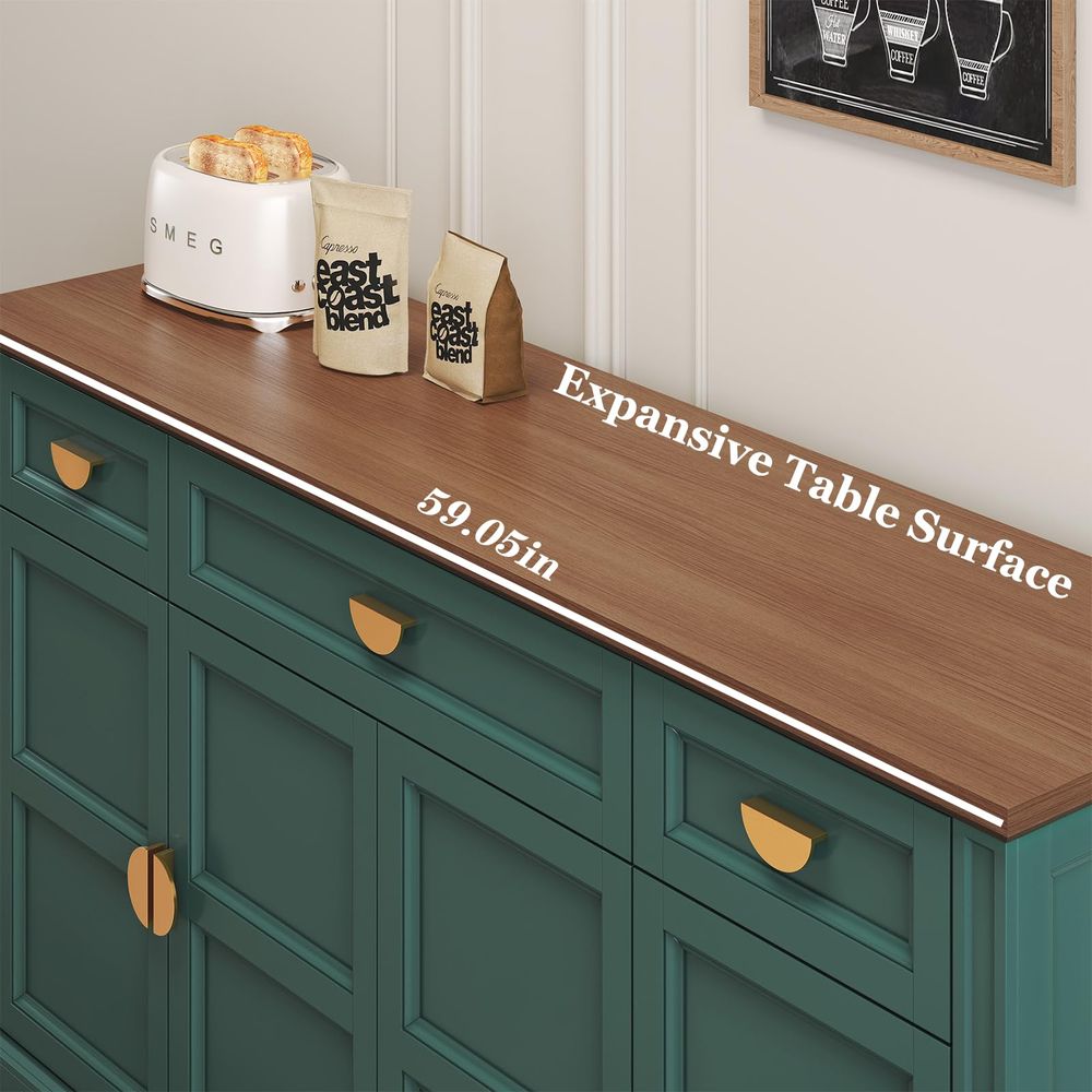 60 Large Buffet Sideboard Cabi - Coffee & Tea Garden Lincoln Menu 评论和价格