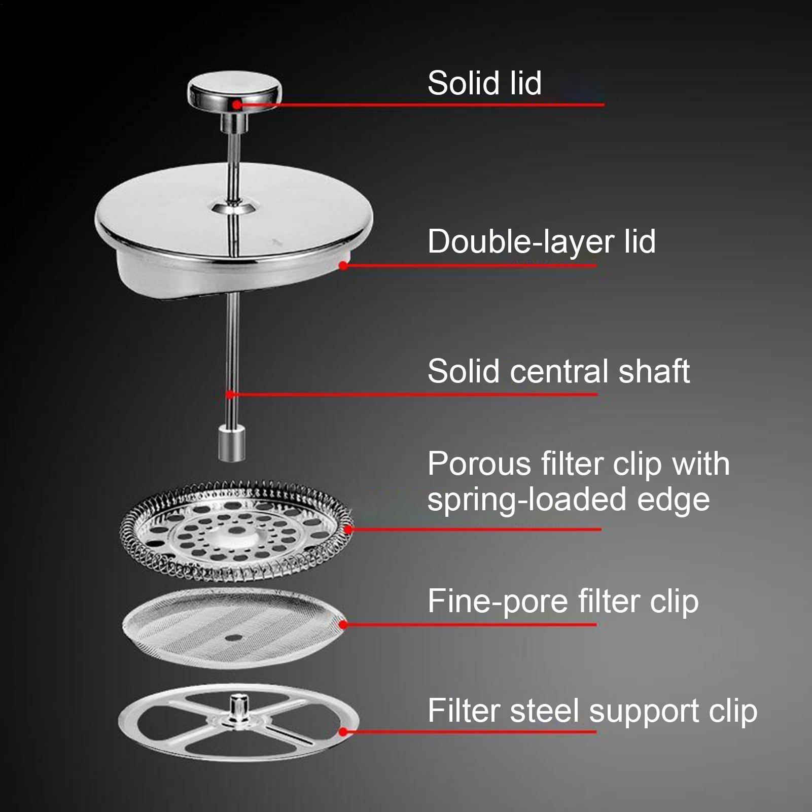 Coffee Maker Press Pot Non-Sli - Coffee Tea Pots 评论和价格