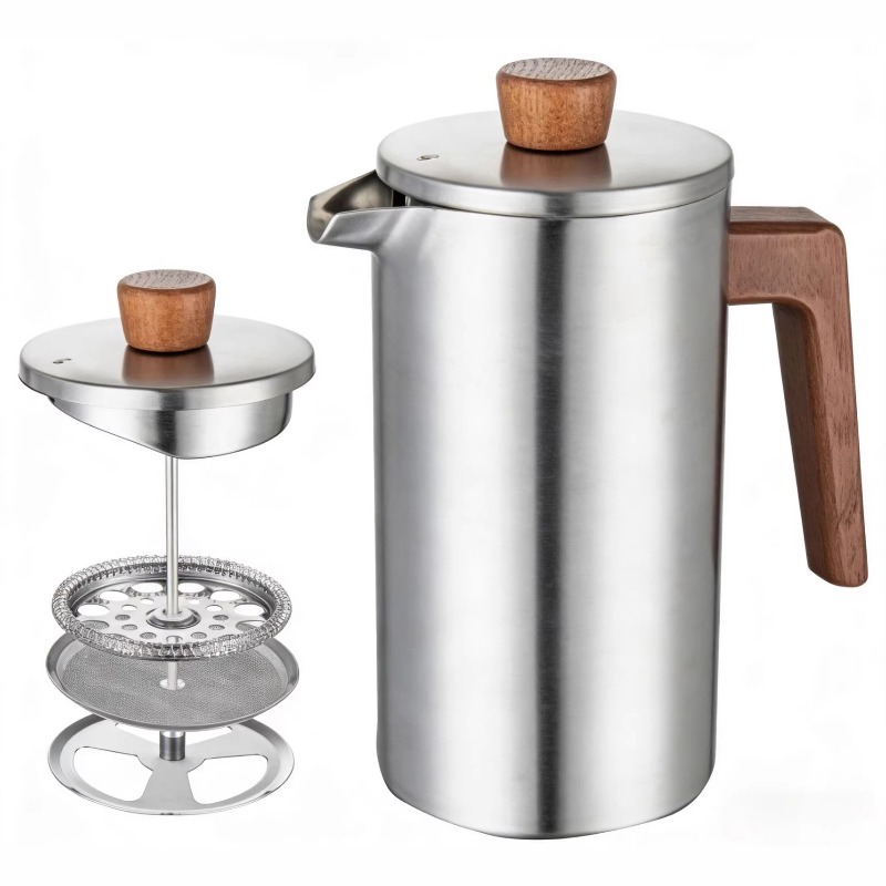 JUSTINLAU 1000ml Stainless Ste - French Press Coffee & Tea 评论和价格