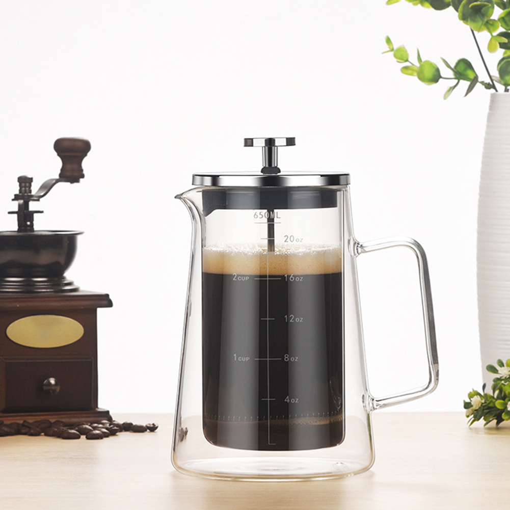 Double Layers French Press Pot - French Press Coffee & Tea 评论和价格