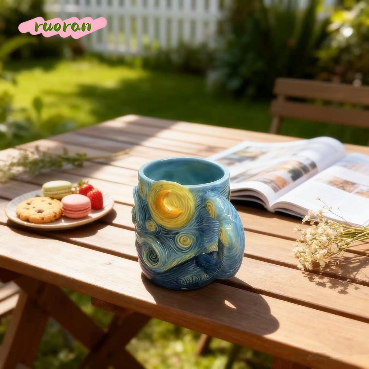Van Gogh Starry Night Mug Crea - Coffee Tea Van 评论和价格