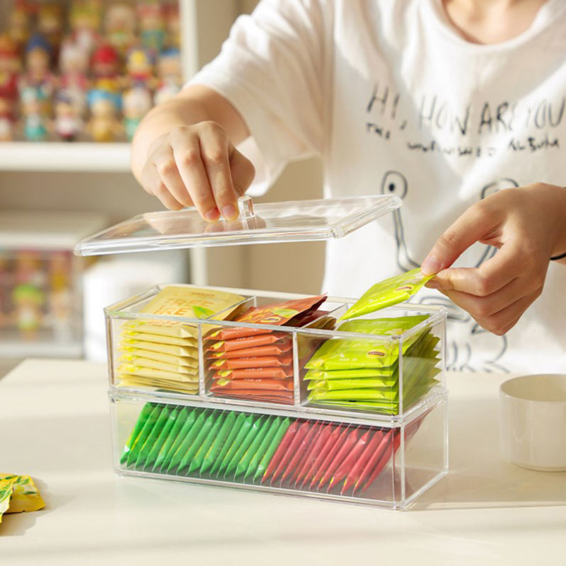 [E] Tea Bag Storage Box Drawer - Coffee Tea And Sugar Set 评论和价格