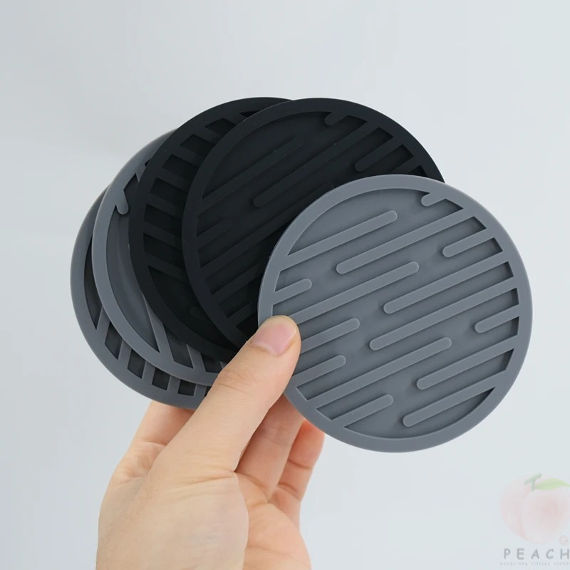 10cm Silicone Coasters Round H - Coffee Tea Station 评论和价格
