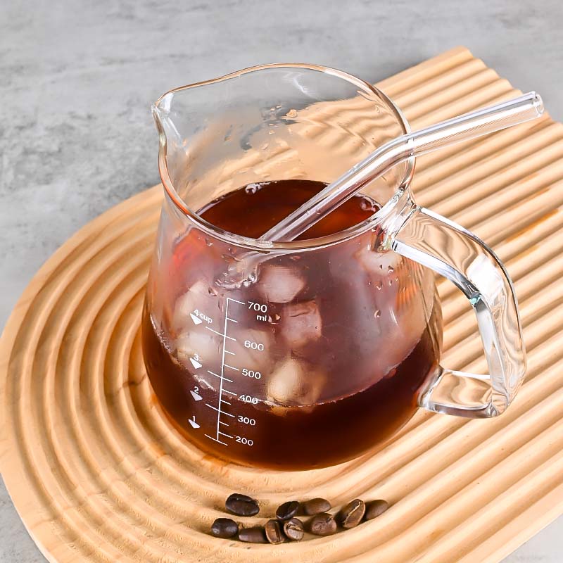 New High Borosilicate 700ml  G - Coffee Tea Pots 评论和价格