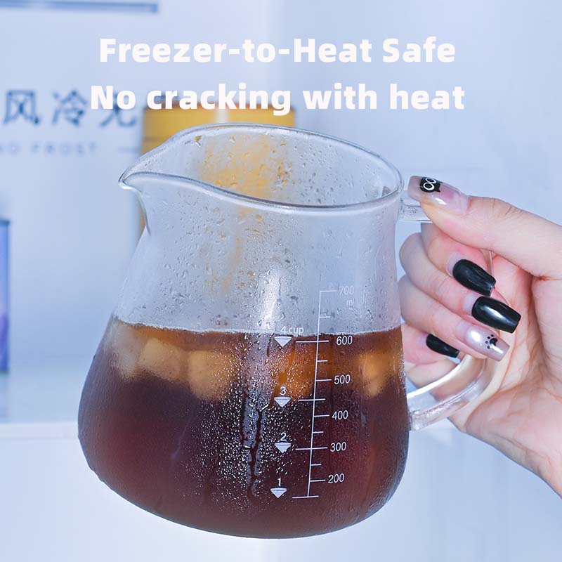 New High Borosilicate 700ml  G - Coffee Tea Pots 评论和价格