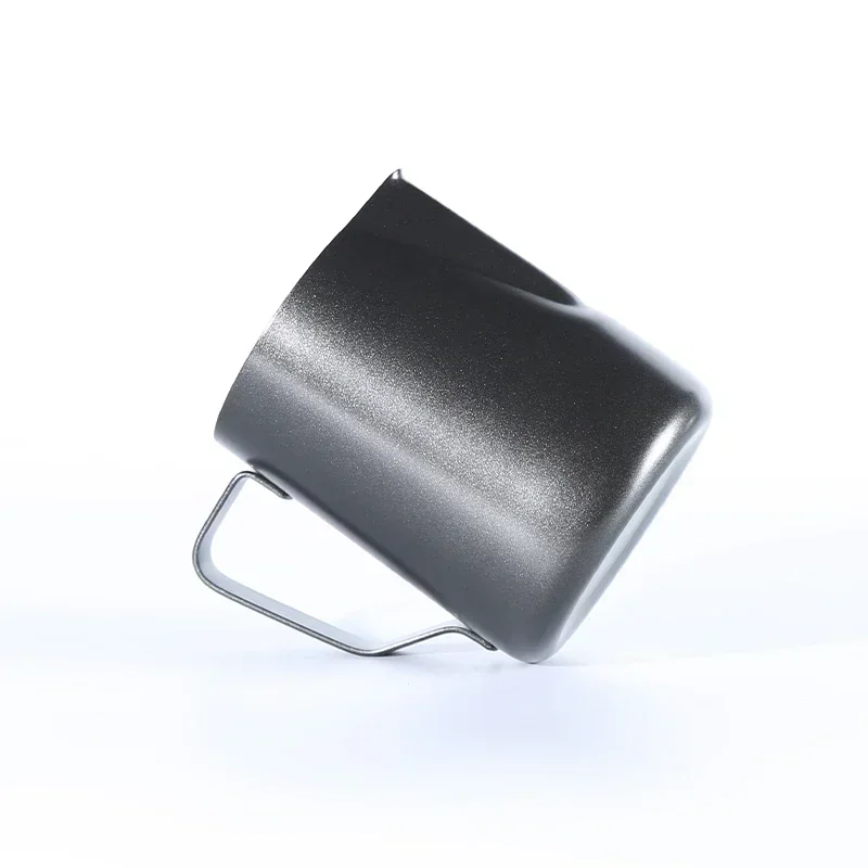 Thick Black 350/600ml Latte Ar - Barista Milk Jug 评论和价格