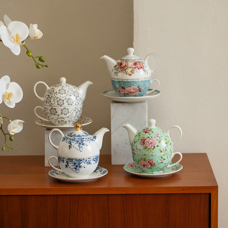 Flower Teapots,Coffee Pot,Moth - Coffee Tea And Sugar Set 评论和价格