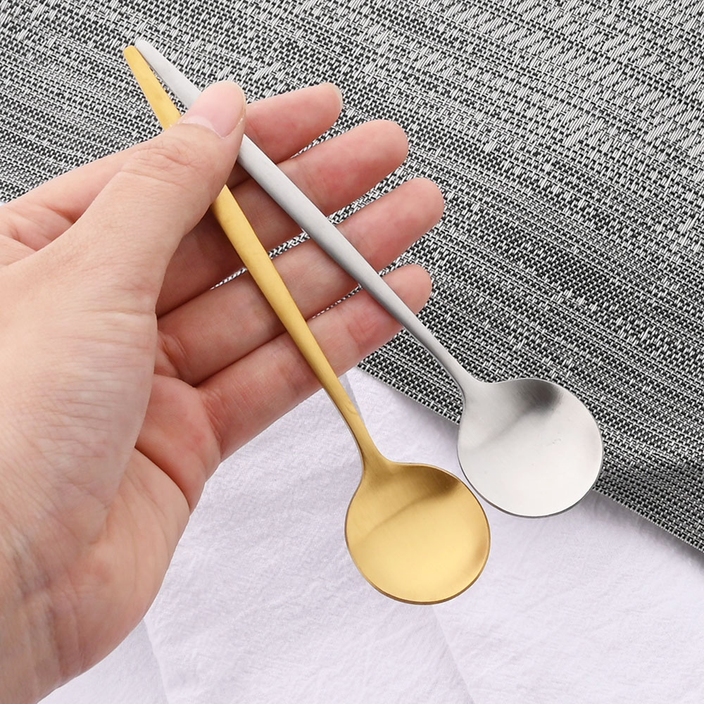 6Pcs Small Matte Spoon Tea Cof - Coffee Tea And Sugar Set 评论和价格