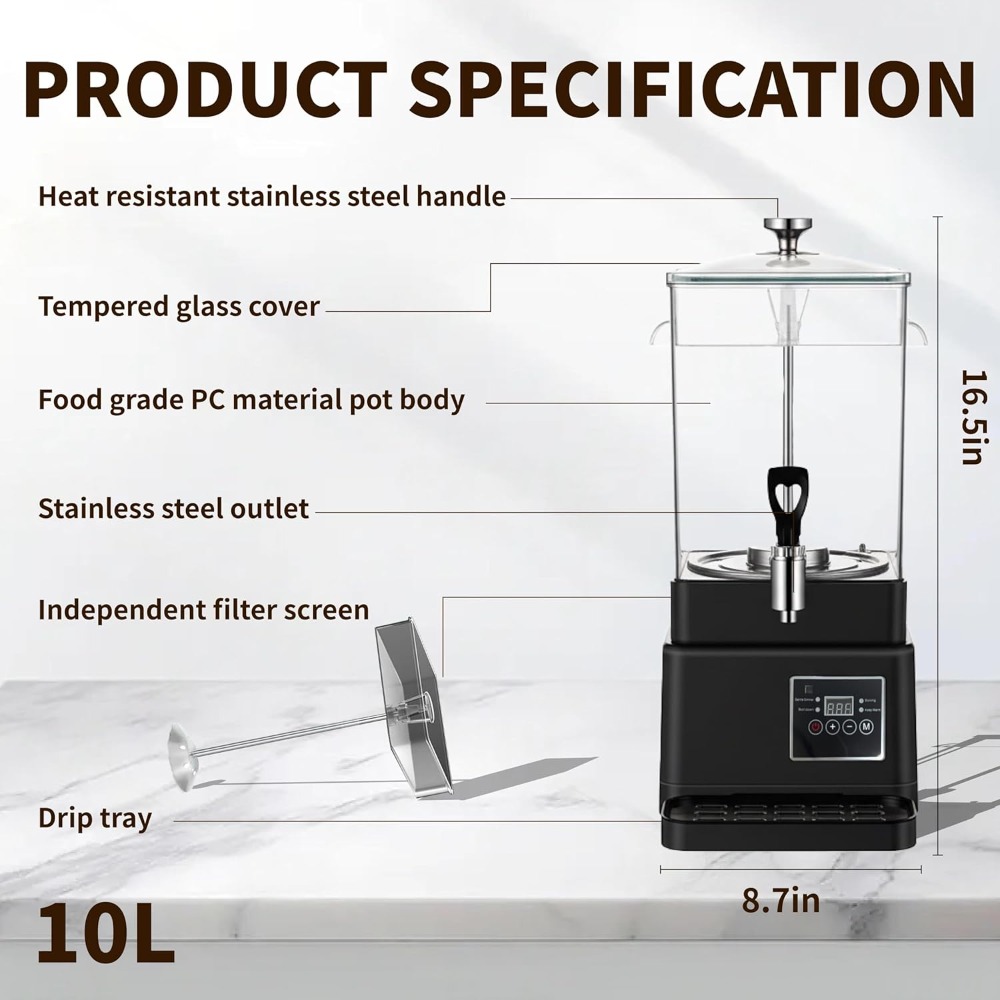 10L 65 Cups Commercial Coffee  - Coffee Tea 评论和价格
