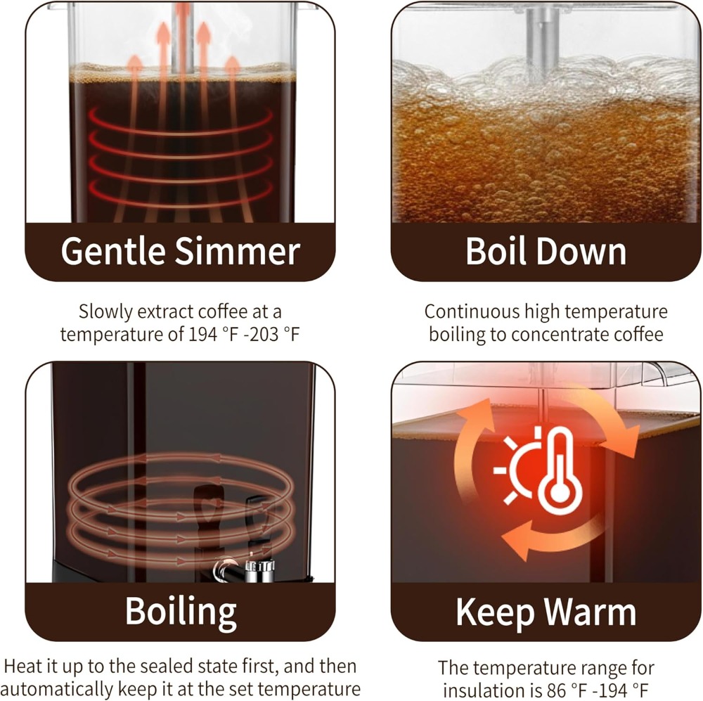 10L 65 Cups Commercial Coffee  - Coffee Tea 评论和价格