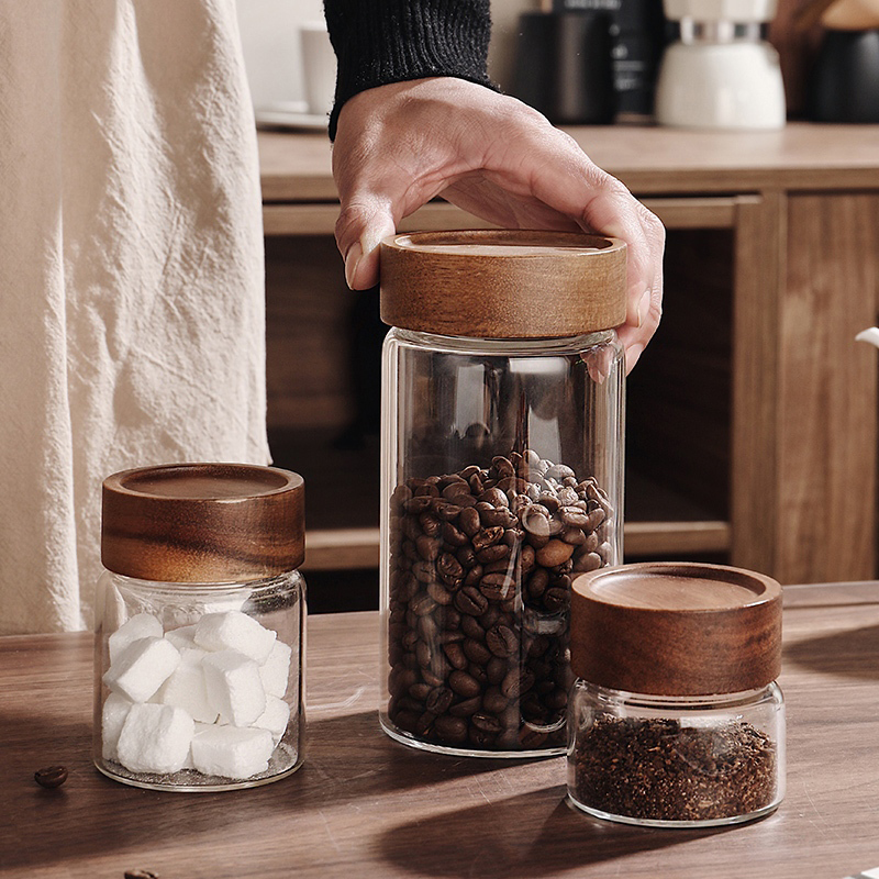 Glass Sealed Storage Jar With  - Coffee And Tea Glass 评论和价格