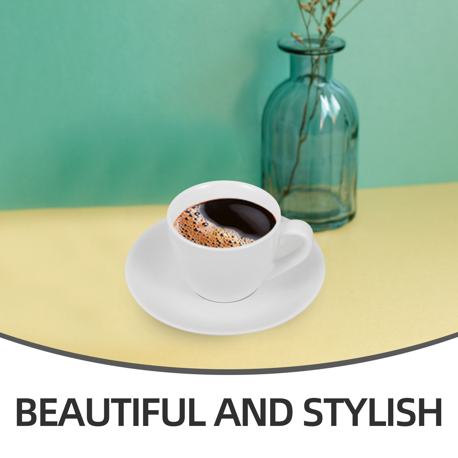 1Set Ceramic Coffee Cup Set wi - Coffee Tea Drink 评论和价格