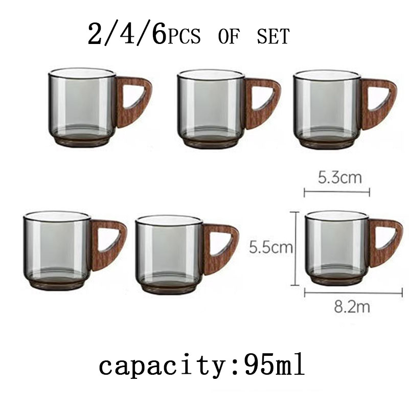 95ml Heat-Resistant Glass Mini - Coffee Tea Catering 评论和价格