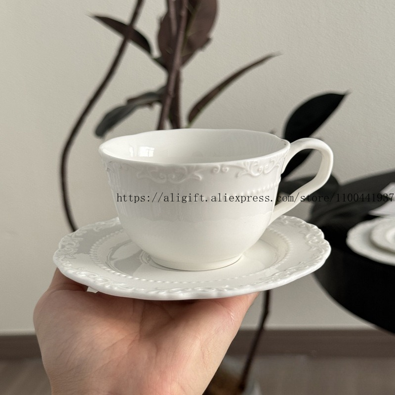 French Light Luxury Embossed F - Coffee Tea Catering 评论和价格