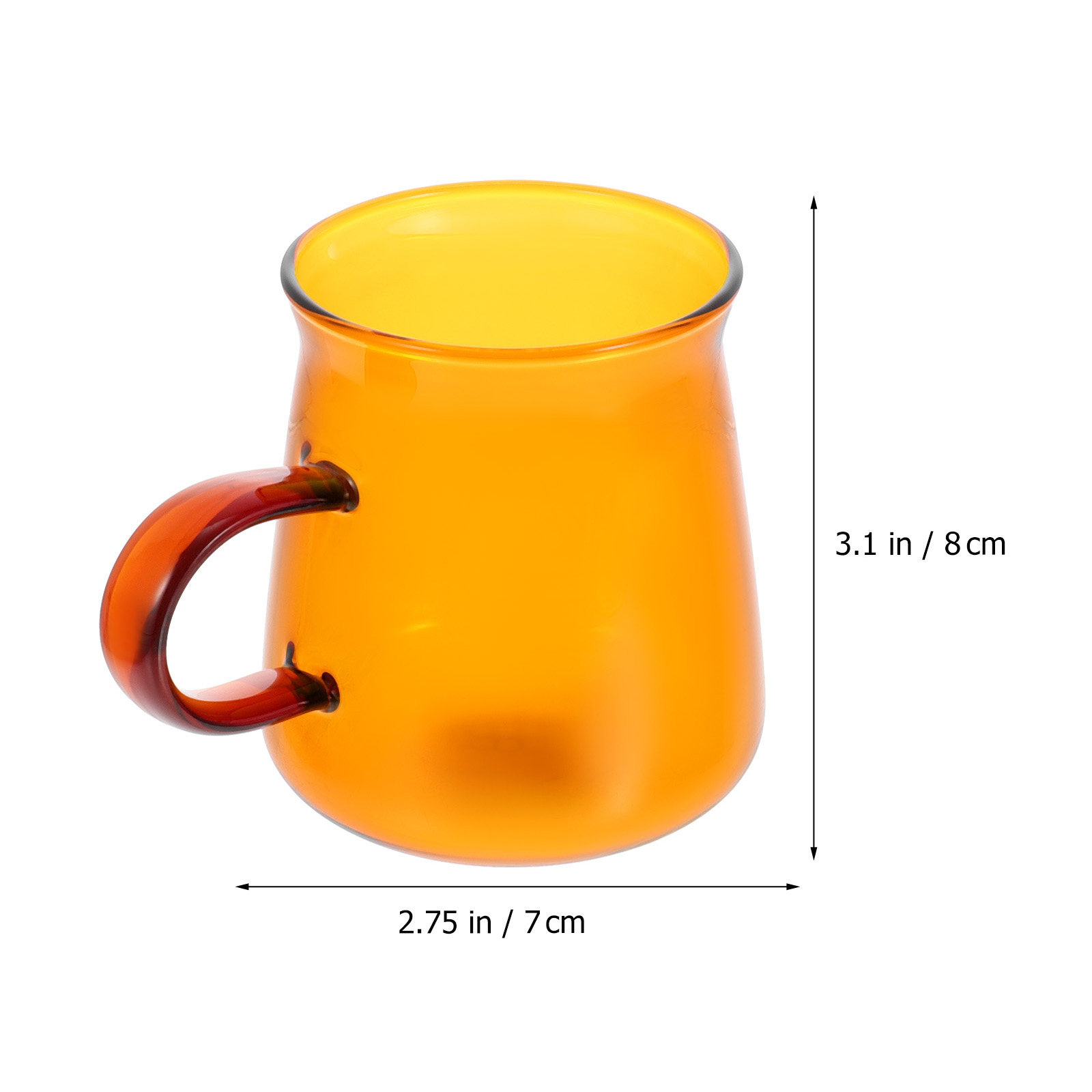 1Set Glass Coffee Cup Simple E - Coffee Tea Drink 评论和价格