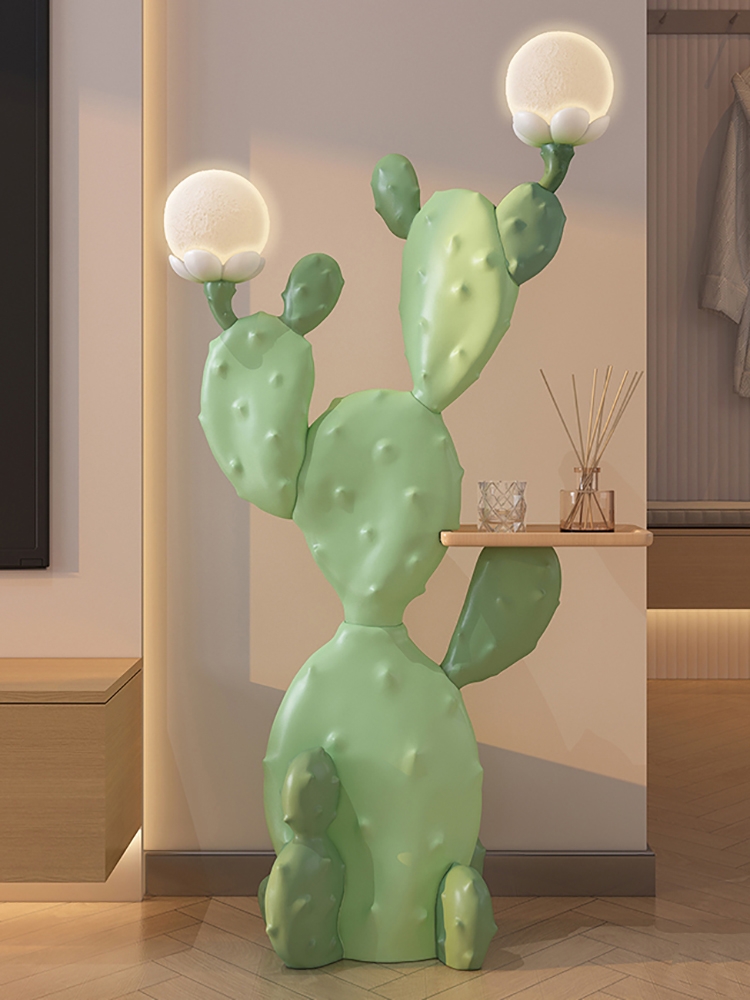 Home Decor 129CM Cactus Statue - Switching Coffee To Tea 评论和价格