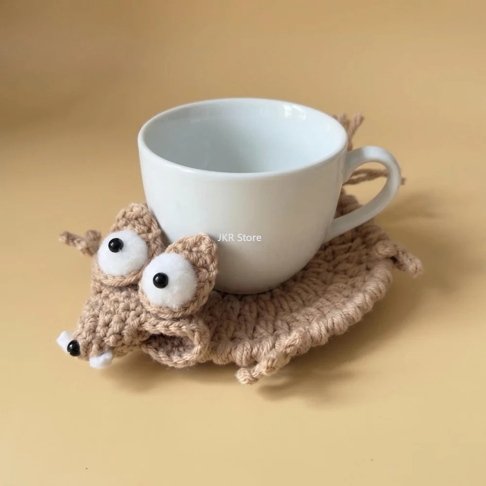 Animal Crochet Cup Coaster Han - Coffee Tea Station 评论和价格