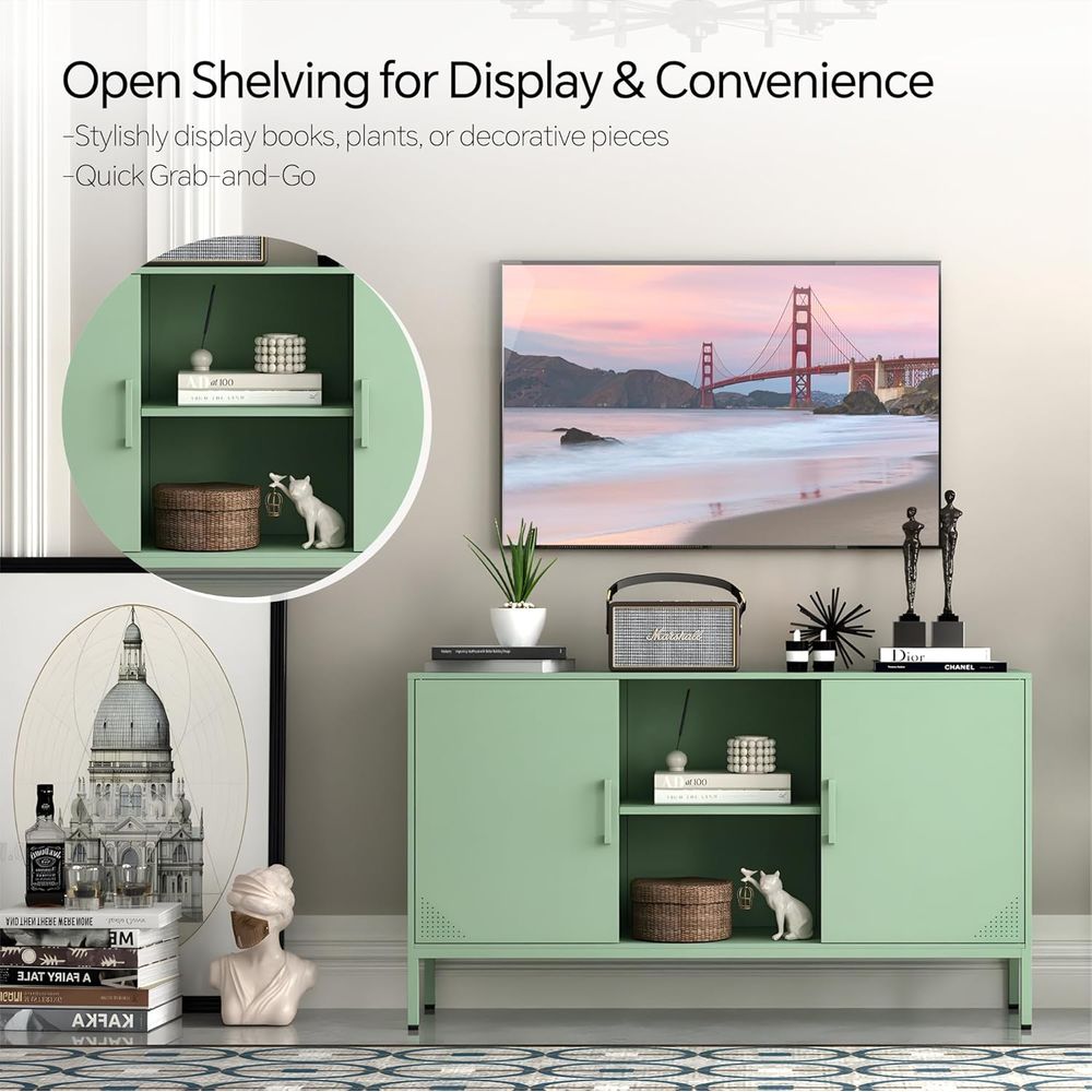 Green 65 Inch TV Stand with St - Coffee & Tea Garden Lincoln Menu 评论和价格