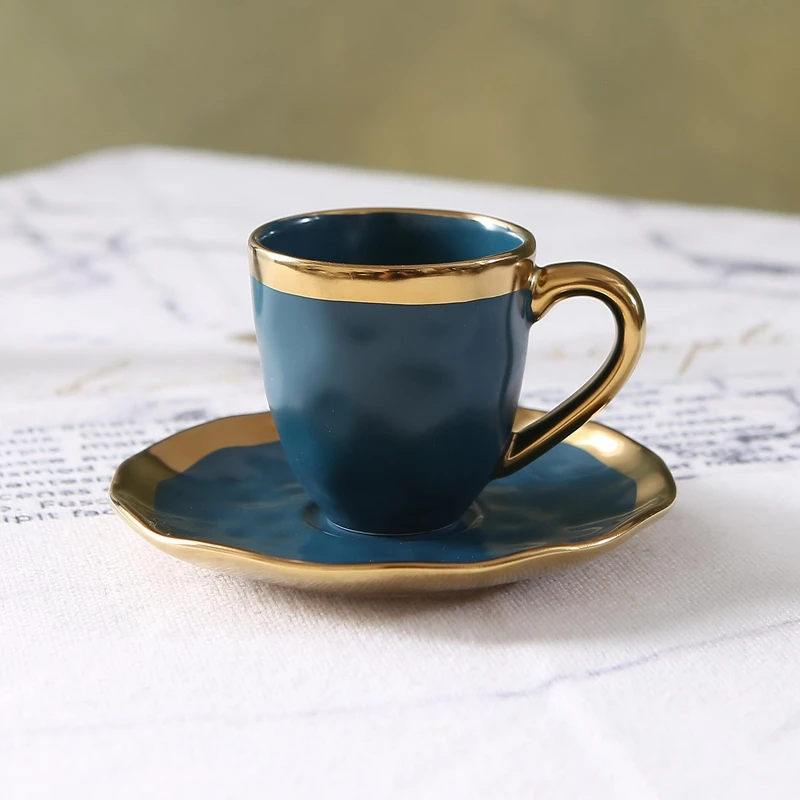 Italian colored glazed ceramic - Coffee Tea And Sugar Set 评论和价格