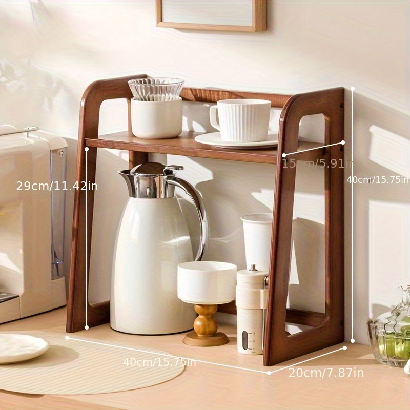Cup Holder Storage Rack Deskto - Coffee Tea Station 评论和价格