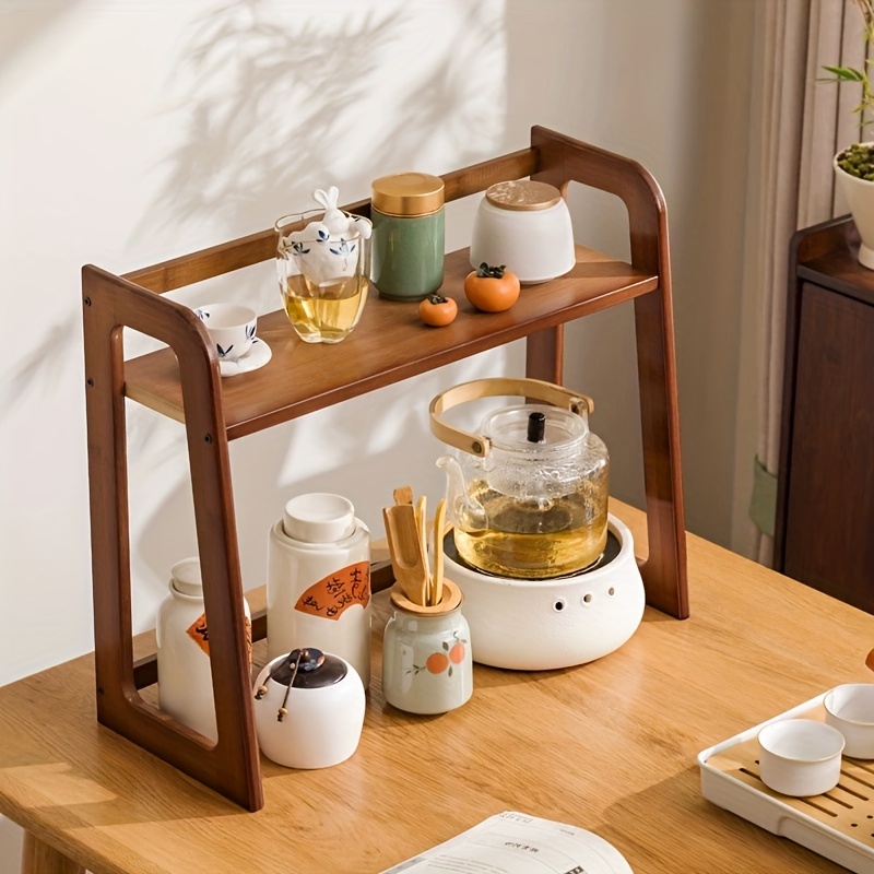 Cup Holder Storage Rack Deskto - Coffee Tea Station 评论和价格