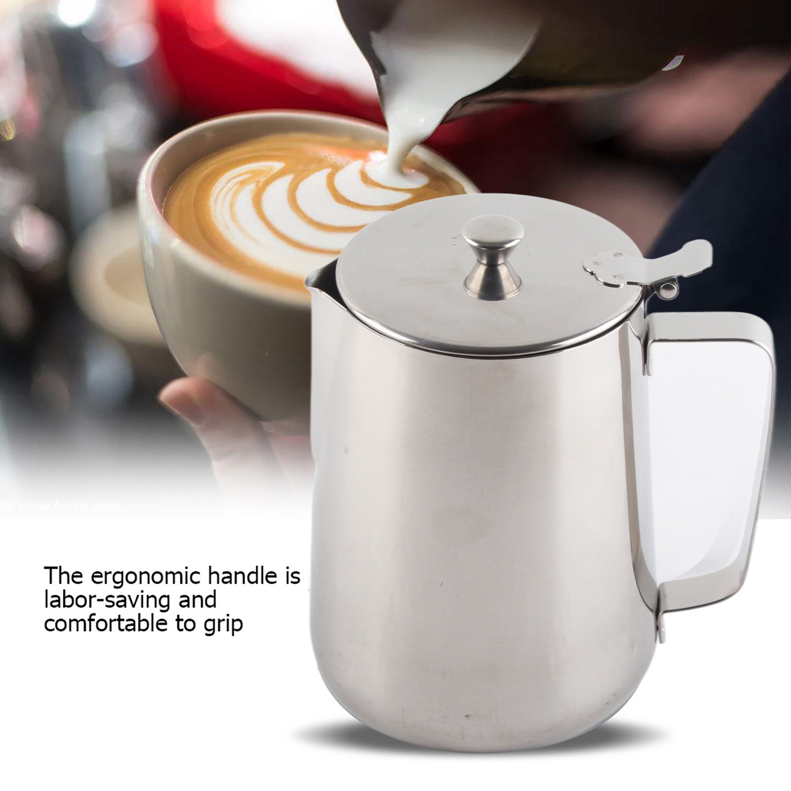 Stainless Steel Mug Stainless  - Barista Milk Jug 评论和价格