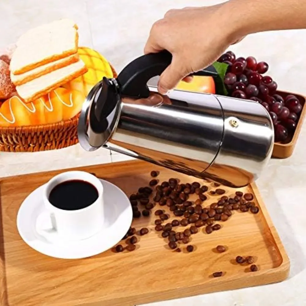 Mocha Coffee Pots Stainless St - Coffee Tea Pots 评论和价格