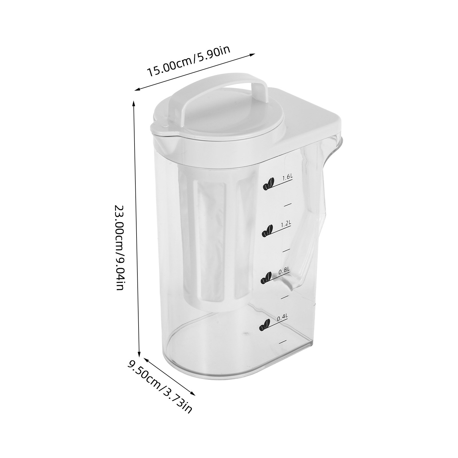 1.6L Plastic Cold Brew Coffee  - Coffee Tea Pots 评论和价格