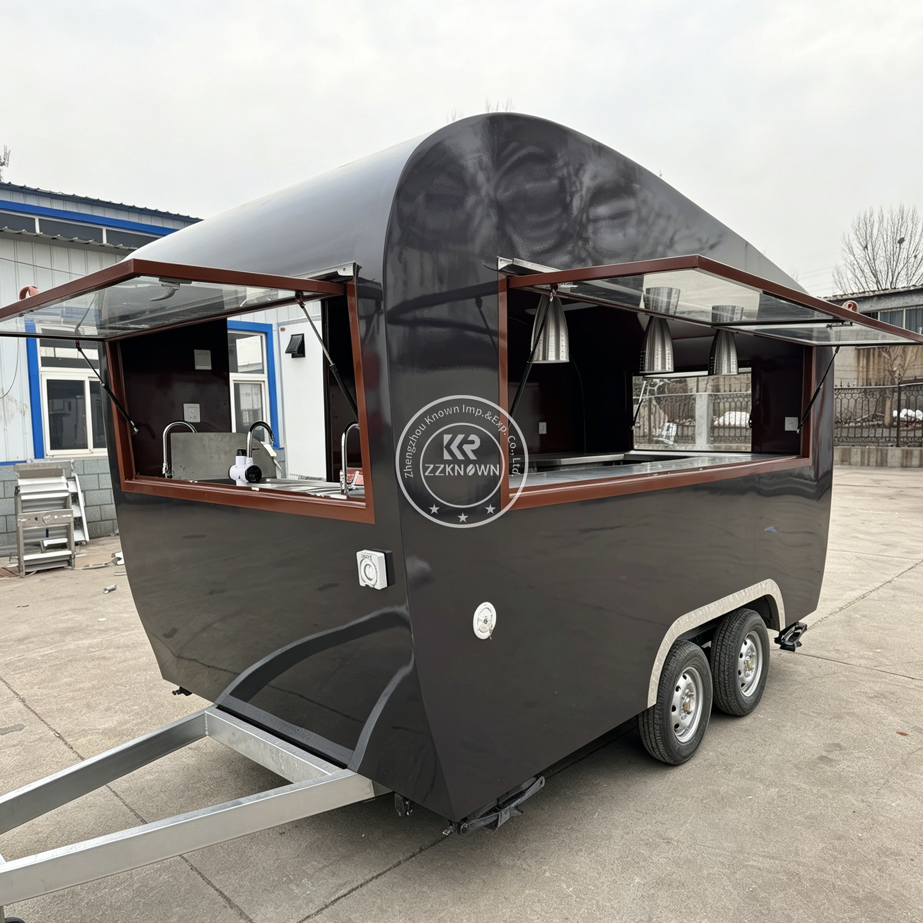 Street Stainless Steel Mobile  - Coffee Tea Van 评论和价格