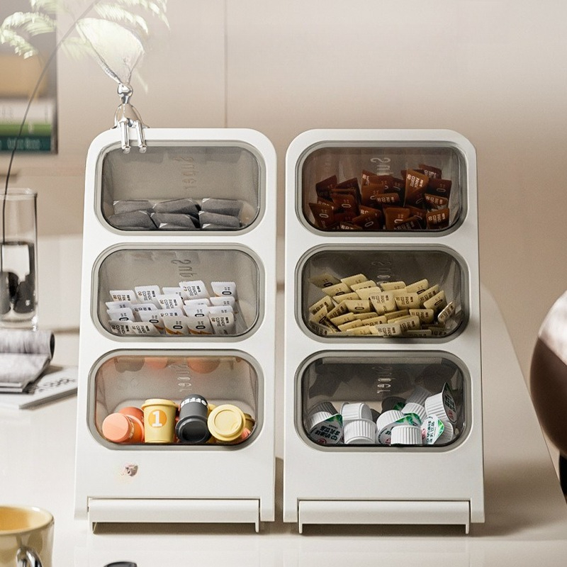 3 Tier Tea Bag Organizer Plast - Coffee Tea Box 评论和价格