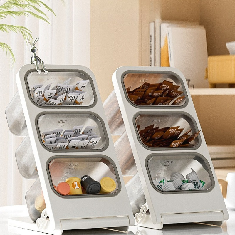 3 Tier Tea Bag Organizer Plast - Coffee Tea Box 评论和价格